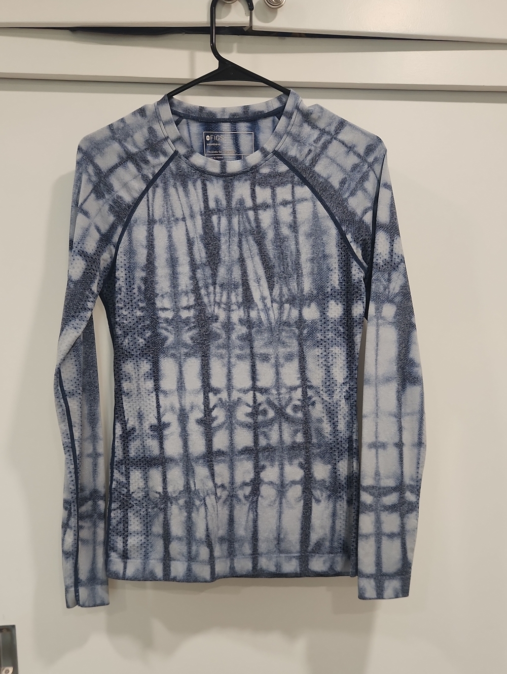 Figs Salta Underscrub Blue & White Tie-Dye